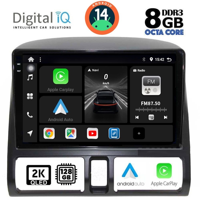 DIGITAL IQ BXF 8196_CPAA CLIMA (9inc) MULTIMEDIA TABLET for HONDA CRV mod. 1996-2006