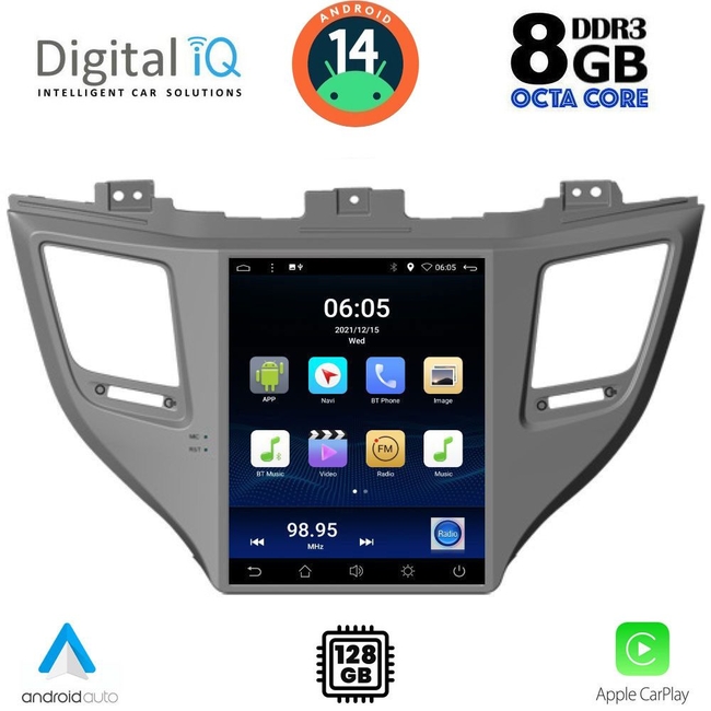 DIGITAL IQ BXF 7997_CPAA TESLA STYLE for HYUNDAI TUSCON mod. 2015-2019