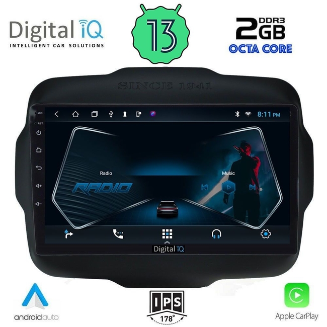 DIGITAL IQ RTC 5290_CPA (9inc) MULTIMEDIA TABLET for JEEP RENEGADE  mod. 2014&gt;