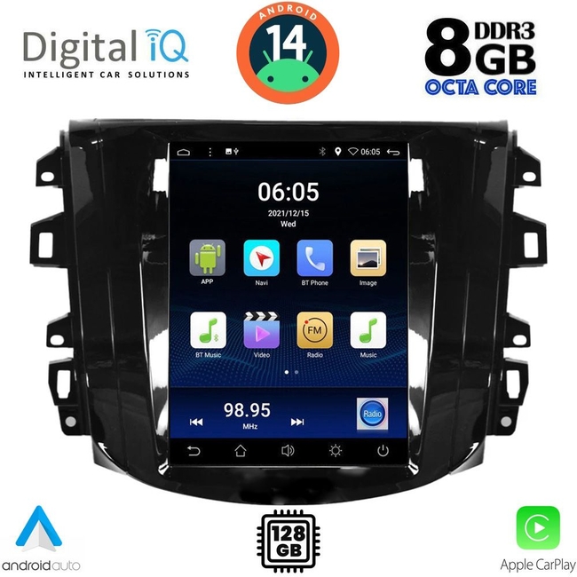 DIGITAL IQ BXF 7856_CPAA TESLA STYLE for NISSAN NAVARA mod. 2016&gt;