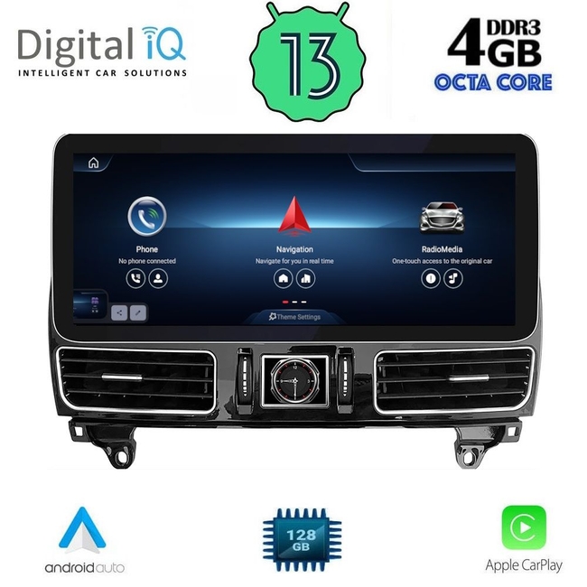 DIGITAL IQ TOP 13997_CPA (12.3'') MULTIMEDIA SYSTEM for MERCEDES ML (W166) mod. 2011-2019 (NTG 4.5)