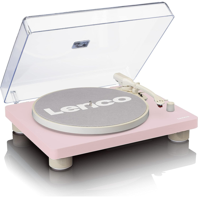 Lenco LS-50 USB Pink - Belt Drive - Με ενισχυτή -Ηχεία