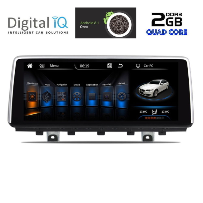 DIGITAL IQ 8597_GPS (10.25'') MULTIMEDIA for BMW X5 (F15) mod. 2014-2017 (NBT)