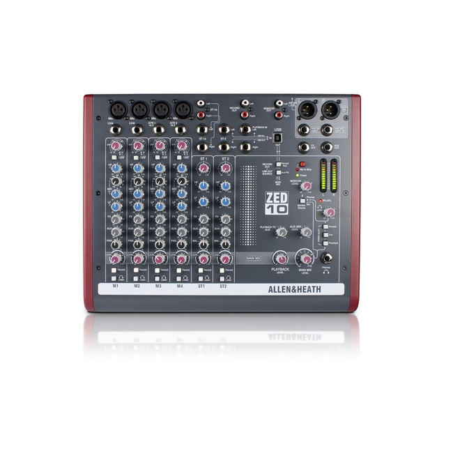 Allen & Heath ZED-10 - 4 mic 2 stereo