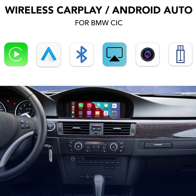 DIGITAL IQ BM 226 CPAA (CARPLAY / ANDROID AUTO BOX for BMW - MINI CIC) mod. 2008-2012