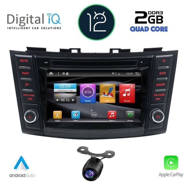 DIGITAL IQ BX 269_GPS (7" DVD) MULTIMEDIA for SUZUKI SWIFT mod. 2011-2016