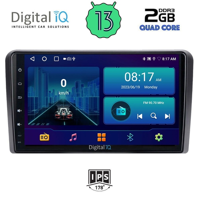 DIGITAL IQ BXB 1087_GPS (10inc) MULTIMEDIA TABLET for CITROEN C5-DS5 mod. 2007-2017 (with ORIGINAL NAVI)