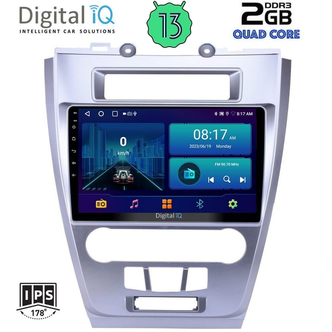 DIGITAL IQ BXB 1159_GPS (10inc) MULTIMEDIA TABLET for FORD FUSION mod. 2012-2017