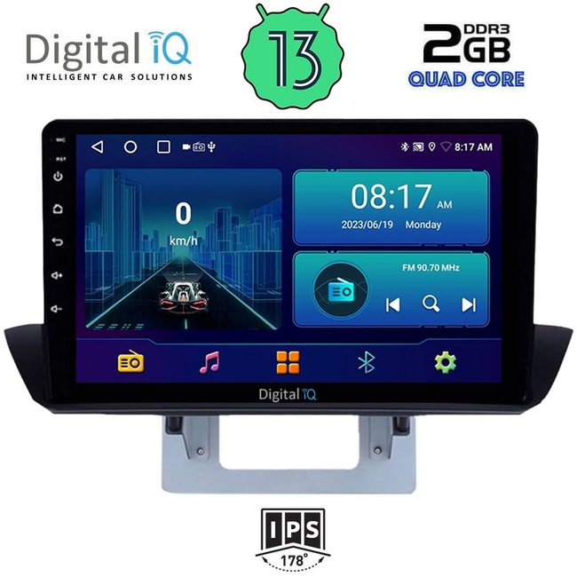 DIGITAL IQ BXB 1364_GPS DASH (9inc) MULTIMEDIA TABLET for MAZDA BT50 mod. 2012-2019