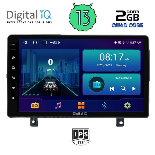 DIGITAL IQ BXB 1485_GPS (9inc) MULTIMEDIA TABLET for OPEL ASTRA H mod.2004-2010