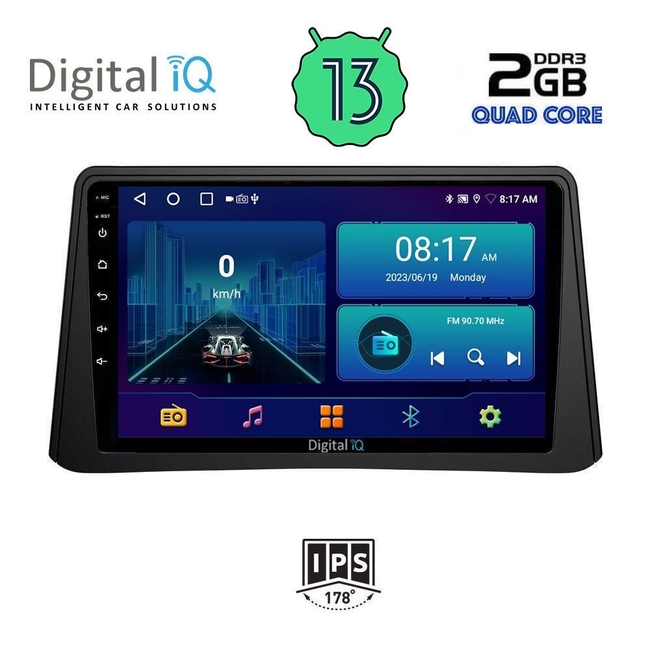 DIGITAL IQ BXB 1496_GPS (9inc) MULTIMEDIA TABLET for OPEL MOKKA mod. 2012-2015