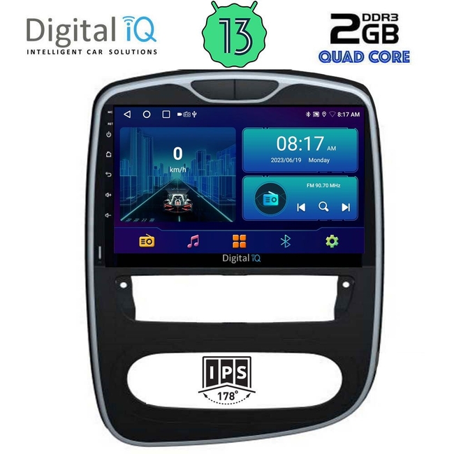 DIGITAL IQ BXB 1545_GPS (10inc) MULTIMEDIA TABLET for RENAULT CLIO mod. 2016>