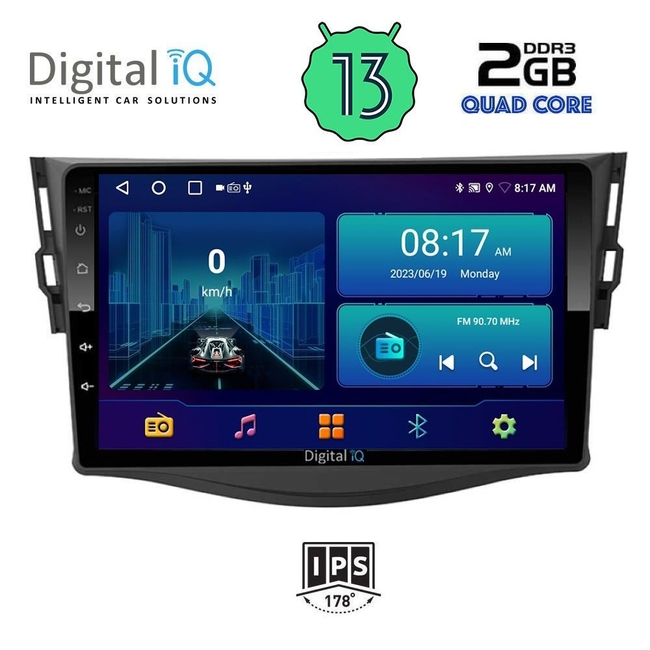 DIGITAL IQ BXB 1731_GPS (9inc) MULTIMEDIA TABLET for TOYOTA RAV 4 mod. 2006-2012