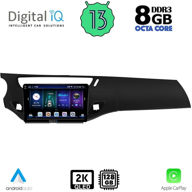 DIGITAL IQ BXD 11092_CPA (9inc) MULTIMEDIA TABLET for CITROEN C3 - DS3 mod. 2009-2016