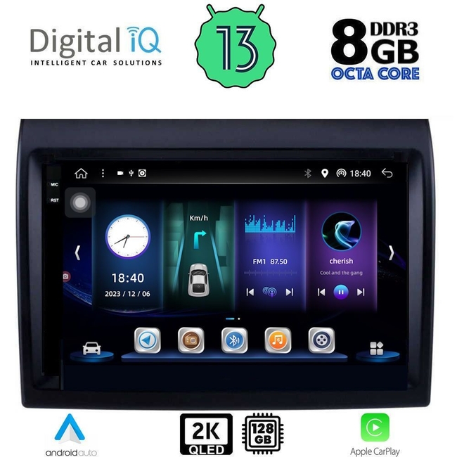 DIGITAL IQ BXD 11140_CPA (9inc) MULTIMEDIA TABLET for FIAT DUCATO mod. 2006-2011