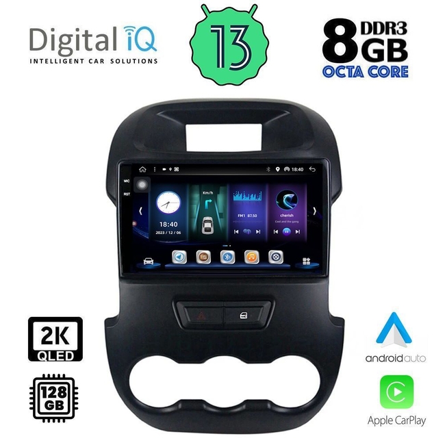 DIGITAL IQ BXD 11171_CPA (9inc) MULTIMEDIA TABLET for FORD RANGER mod. 2011-2015