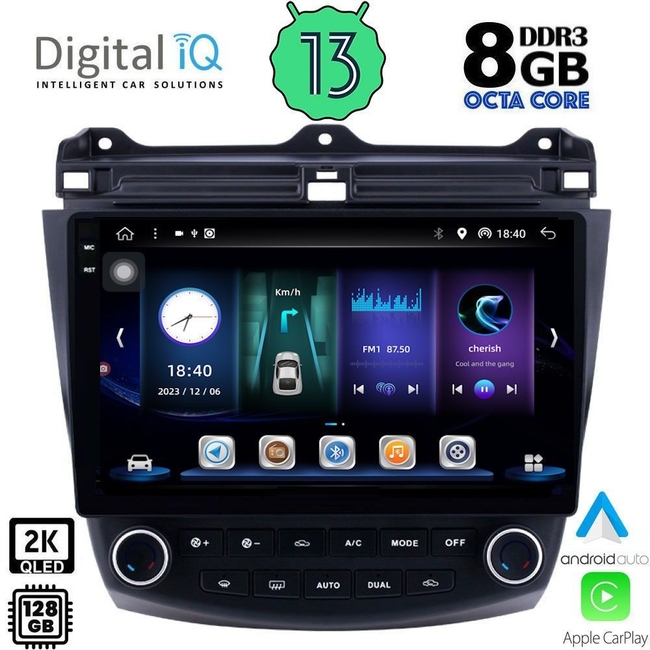 DIGITAL IQ BXD 11182_CPA (10inc) MULTIMEDIA TABLET for HONDA ACCORD mod. 2003-2007