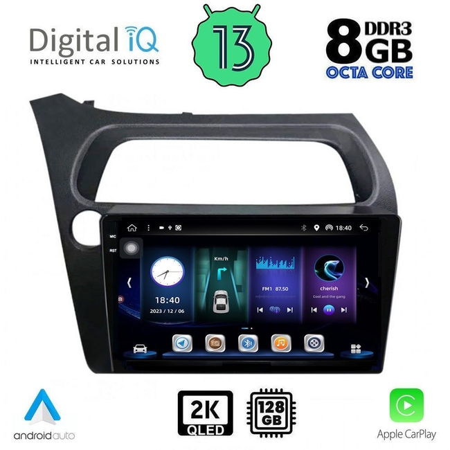 DIGITAL IQ BXD 11189_CPA (9inc) MULTIMEDIA TABLET for HONDA CIVIC 3D-5D mod. 2006-2012