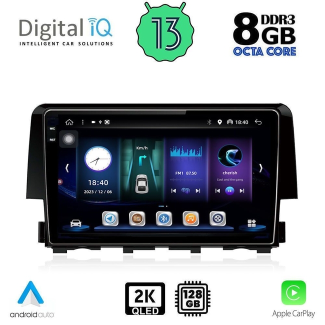 DIGITAL IQ BXD 11191_CPA (9inc) MULTIMEDIA TABLET for HONDA CIVIC mod. 2016&gt;