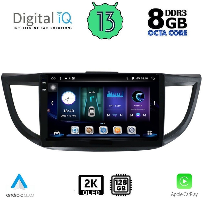 DIGITAL IQ BXD 11198_CPA (10inc) MULTIMEDIA TABLET for HONDA CRV mod. 2013-2017