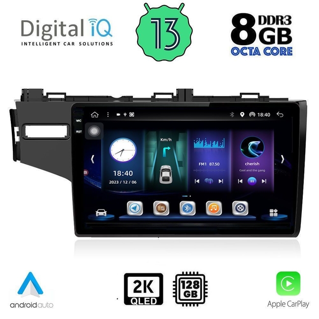 DIGITAL IQ BXD 11212_CPA (10inc) MULTIMEDIA TABLET for HONDA JAZZ mod. 2013-2019