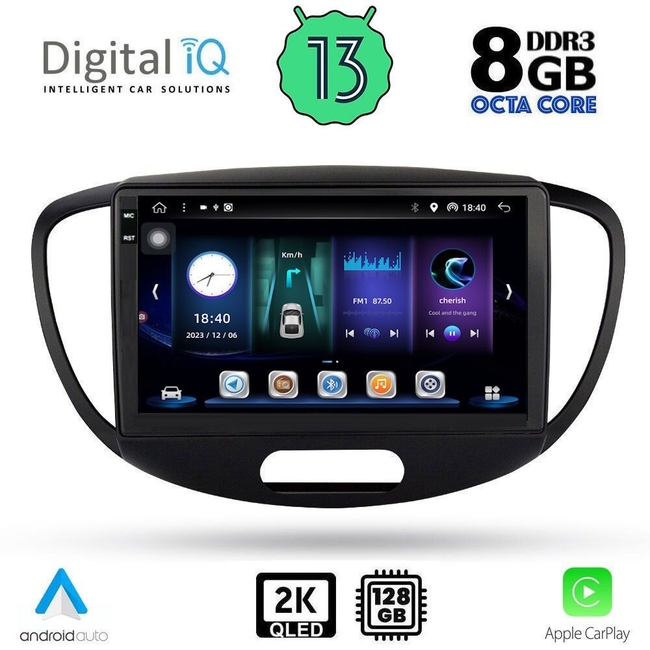 DIGITAL IQ BXD 11223_CPA (9inc) MULTIMEDIA TABLET for HYUNDAI i10 mod. 2008-2013