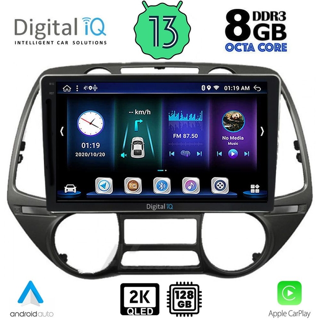 DIGITAL IQ BXD 11226_CPA  (9inc) MULTIMEDIA TABLET for HYUNDAI i20 mod. 2008-2013