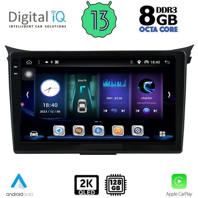 DIGITAL IQ BXD 11232_CPA (9inc) MULTIMEDIA TABLET for HYUNDAI i30  mod. 2012-2017