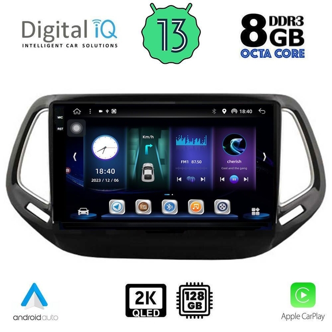 DIGITAL IQ BXD 11278_CPA (10inc) MULTIMEDIA TABLET for JEEP COMPASS mod. 2016-2021