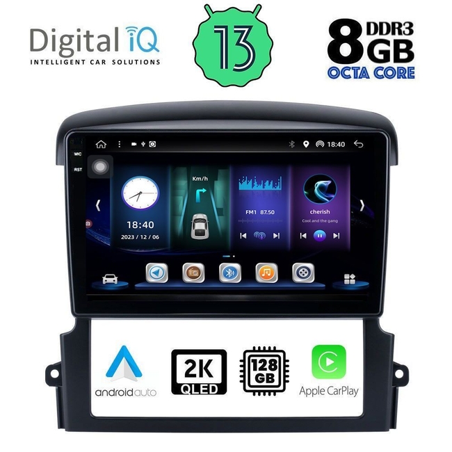 DIGITAL IQ BXD 11317_CPA (9inc) MULTIMEDIA TABLET for KIA SORENTO mod. 2006-2009