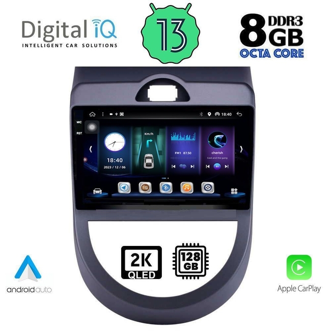 DIGITAL IQ BXD 11320_CPA (9inc) MULTIMEDIA TABLET for KIA SOUL mod. 2008-2013