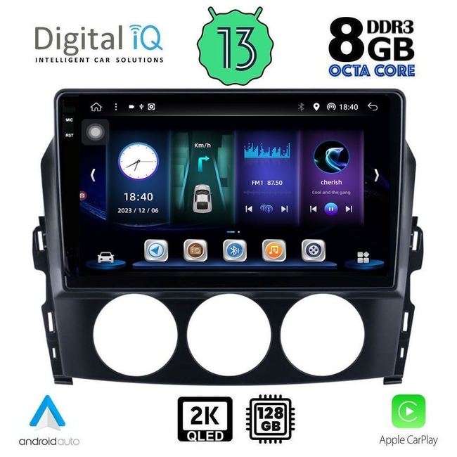 DIGITAL IQ BXD 11392_CPA (9inc) MULTIMEDIA TABLET for MAZDA MX5 mod. 2005-2015