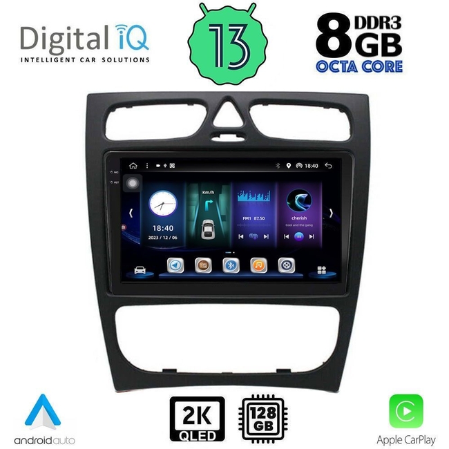 DIGITAL IQ BXD 11402_CPA (9inc) MULTIMEDIA TABLET for MERCEDES C (W203) mod. 1999-2004