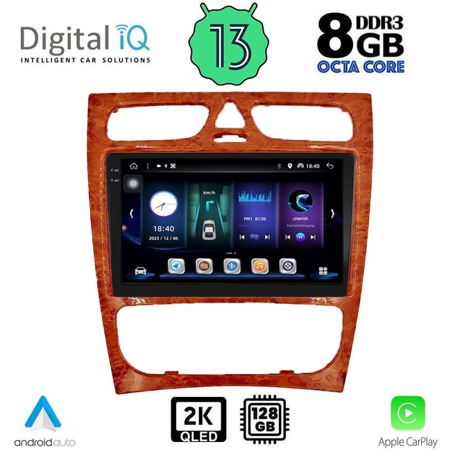 DIGITAL IQ BXD 11402CH_CPA (9inc) MULTIMEDIA TABLET for MERCEDES C (W203) mod. 1999-2004