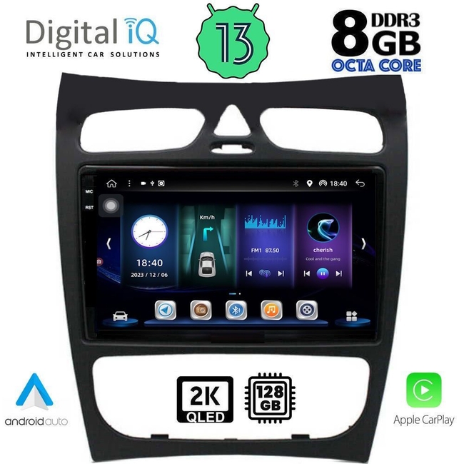 DIGITAL IQ BXD 11406_CPA (9inc) MULTIMEDIA TABLET for MERCEDES CLK (W209) mod. 2000-2004