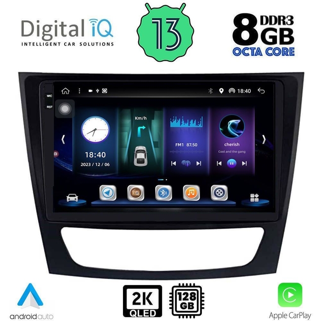 DIGITAL IQ BXD 11408_CPA (9inc) MULTIMEDIA TABLET for MERCEDES E (W211) – CLS (W219) mod. 2003-2009