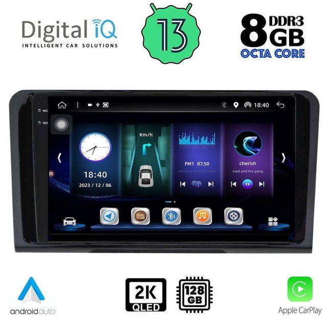 DIGITAL IQ BXD 11414_CPA (9inc) MULTIMEDIA TABLET for MERCEDES ML (W164) – GL (X164) mod. 2005-2011