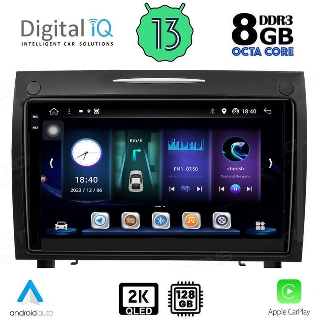 DIGITAL IQ BXD 11419_CPA (9inc) MULTIMEDIA TABLET for MERCEDES SLK R171 mod. 2004-2010