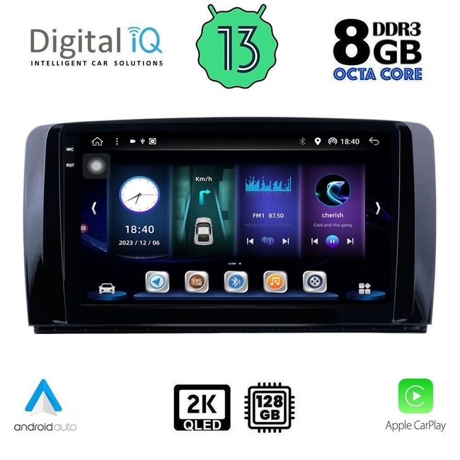 DIGITAL IQ BXD 11422_CPA (9inc) MULTIMEDIA TABLET for MERCEDES R (W251) mod. 2006-2015