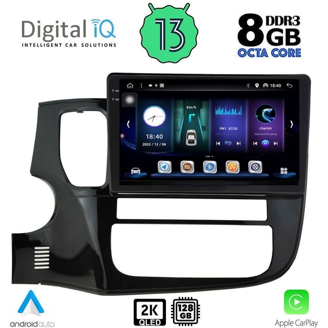 DIGITAL IQ BXD 11443_CPA (9inc) MULTIMEDIA TABLET for MITSUBISHI OUTLANDER mod. 2013-2020