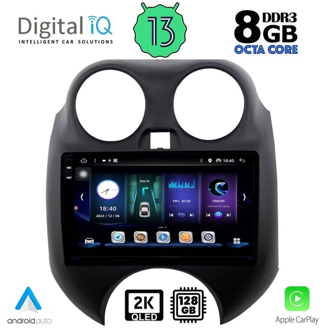 DIGITAL IQ BXD 11459_CPA (9inc) MULTIMEDIA TABLET for NISSAN MICRA mod. 2010-2014