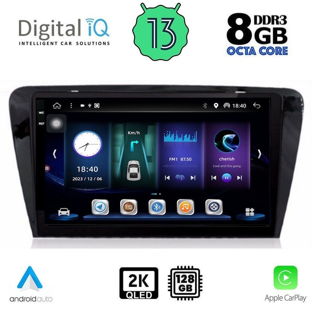 DIGITAL IQ BXD 11597_CPA (10inc) MULTIMEDIA TABLET for SKODA OCTAVIA 7 mod. 2013-2021