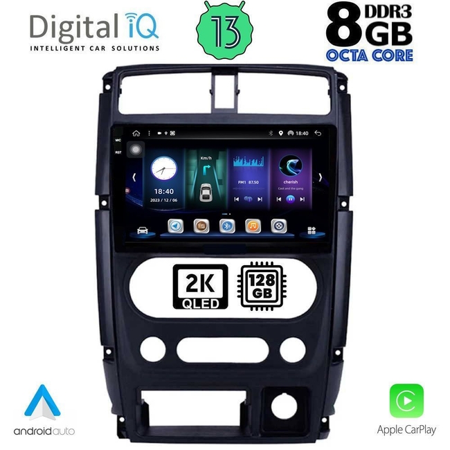 DIGITAL IQ BXD 11678_CPA (9inc) MULTIMEDIA TABLET for SUZUKI JIMNY mod. 2007-2017