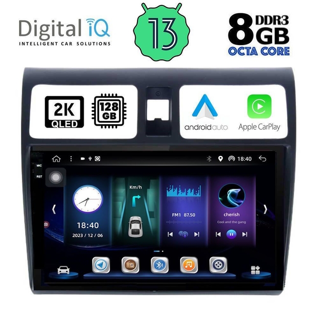 DIGITAL IQ BXD 11684_CPA (10inc) MULTIMEDIA TABLET for SUZUKI SWIFT mod. 2005-2011