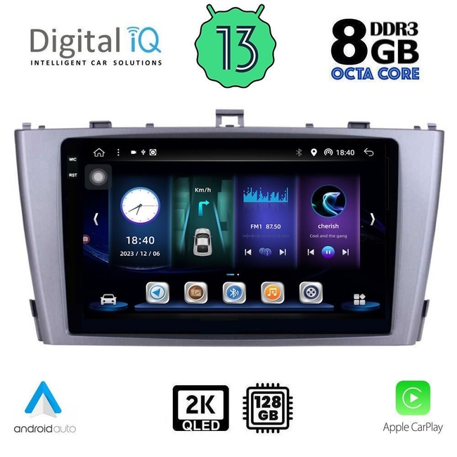 DIGITAL IQ BXD 11705_CPA (9inc) MULTIMEDIA TABLET for TOYOTA AVENSIS (T27) mod. 2009-2015