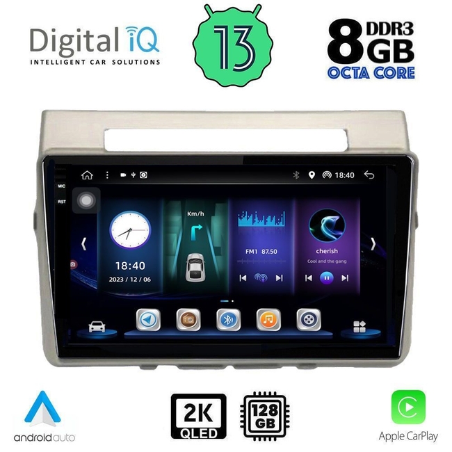 DIGITAL IQ BXD 11711_CPA (9inc) MULTIMEDIA TABLET for TOYOTA COROLLA VERSO mod. 2004-2009