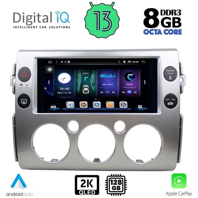 DIGITAL IQ BXD 11717_CPA (9inc) MULTIMEDIA TABLET for TOYOTA FJ CRUISER mod. 2007-2013