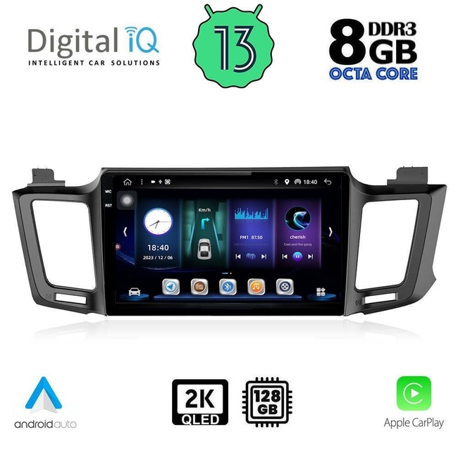 DIGITAL IQ BXD 11733_CPA (10inc) MULTIMEDIA TABLET for TOYOTA RAV 4 mod. 2013-2019