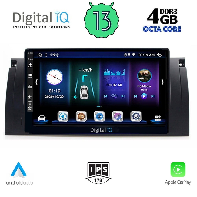 DIGITAL IQ BXD 6045_CPA (9inc) MULTIMEDIA TABLET for BMW Series 5 (E39) mod. 1997-2005 | X5 (E53) mod. 1999-2006