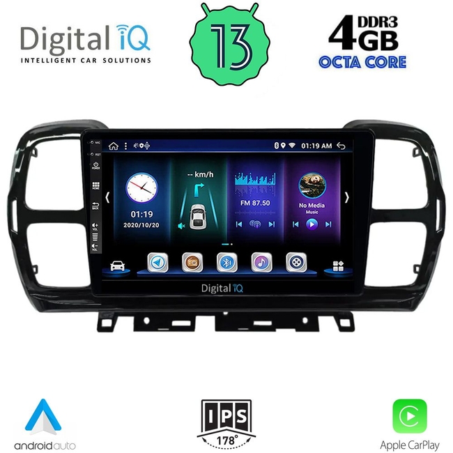 DIGITAL IQ BXD 6088_CPA (9inc) MULTIMEDIA TABLET for CITROEN C5 AIRCROSS mod. 2017-2021